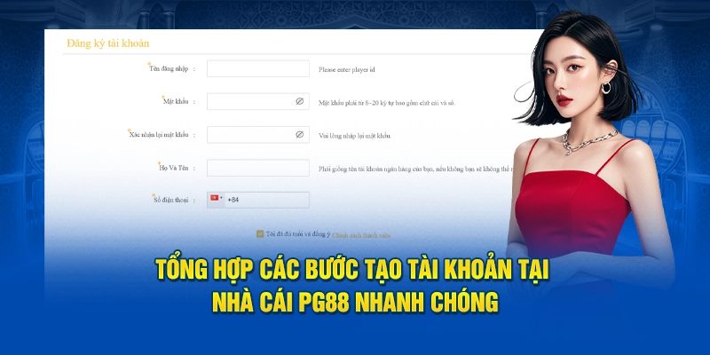 Đăng ký tài khoản PG88 để tham gia cá cược đá gà ngay